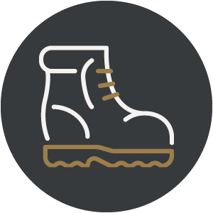 Icon mit einem Wanderschuh - Hotel Majestic