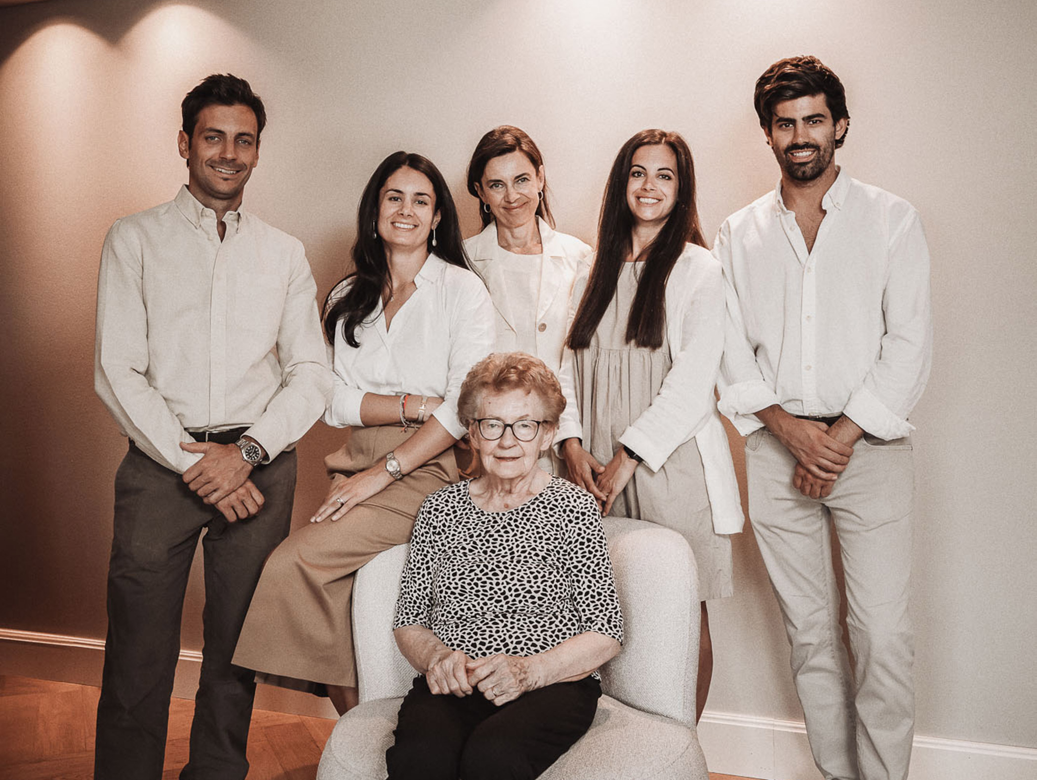 Die Gastgeberfamilie vom Hotel Majestic