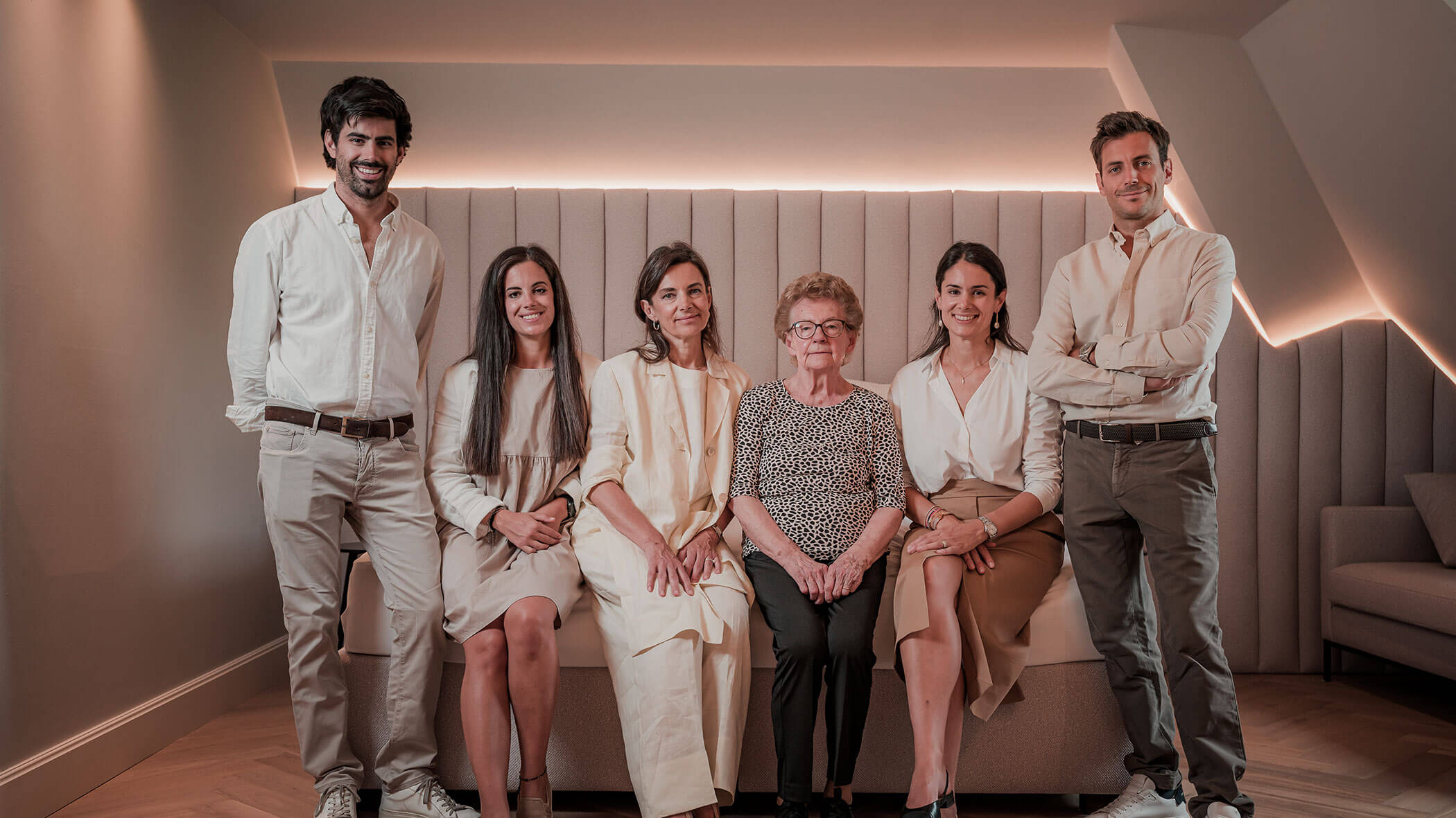 Die Gastgeberfamilie vom Hotel Majestic