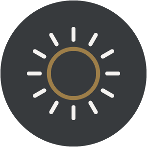 Icon einer Sonne - Hotel Majestic